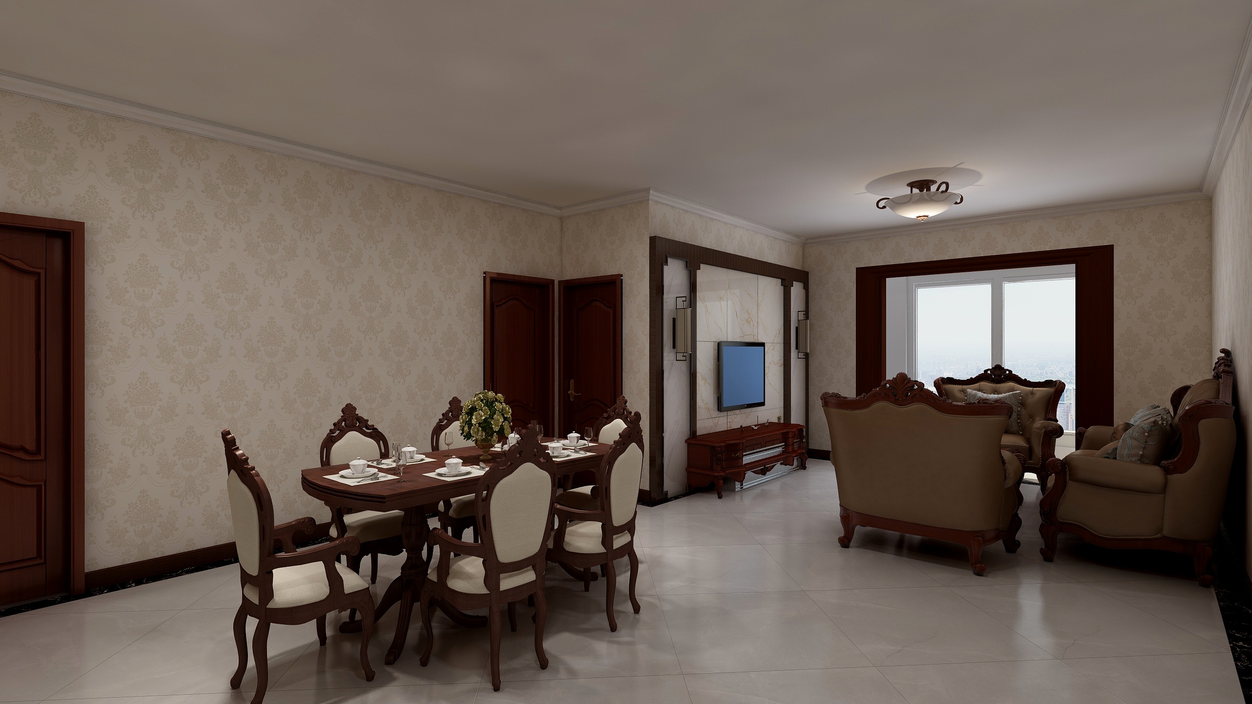 阿涛Luyl-碧水兰庭110平方34#-302-装修设计方案