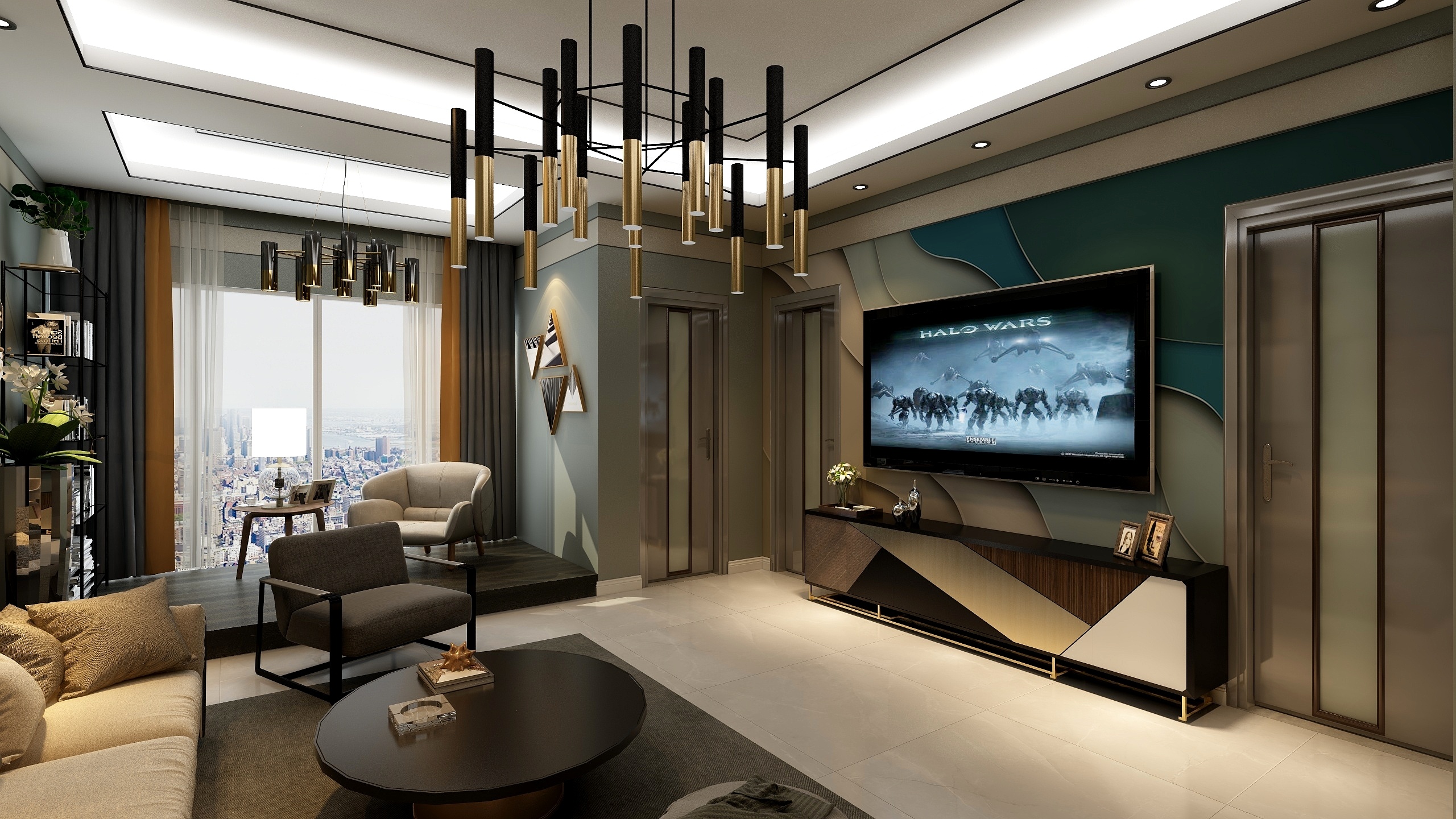 柬埔寨壹号地产-浓情小资-装修设计方案