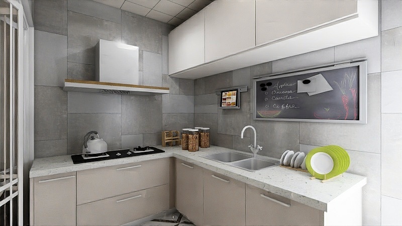 M梦梦-蓝爵国际户型2室1卫1厨-装修设计方案