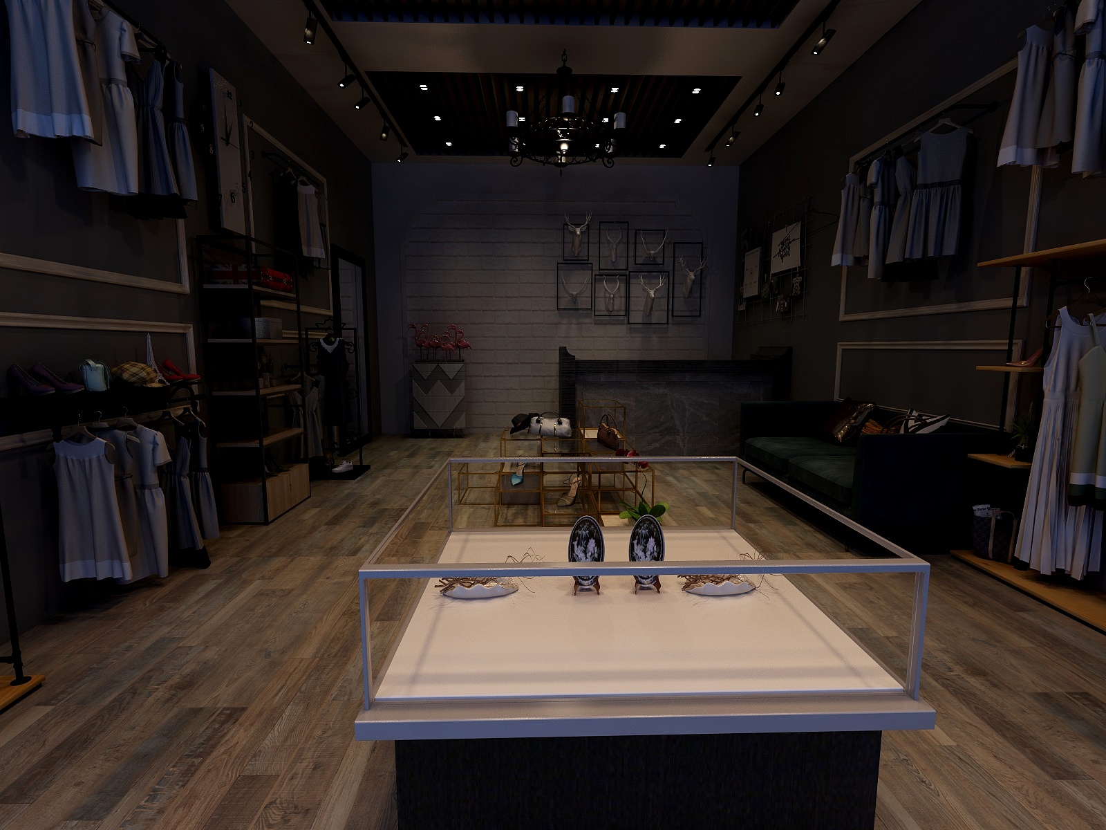 娜娜omOd-盛世广场服装店-装修设计方案