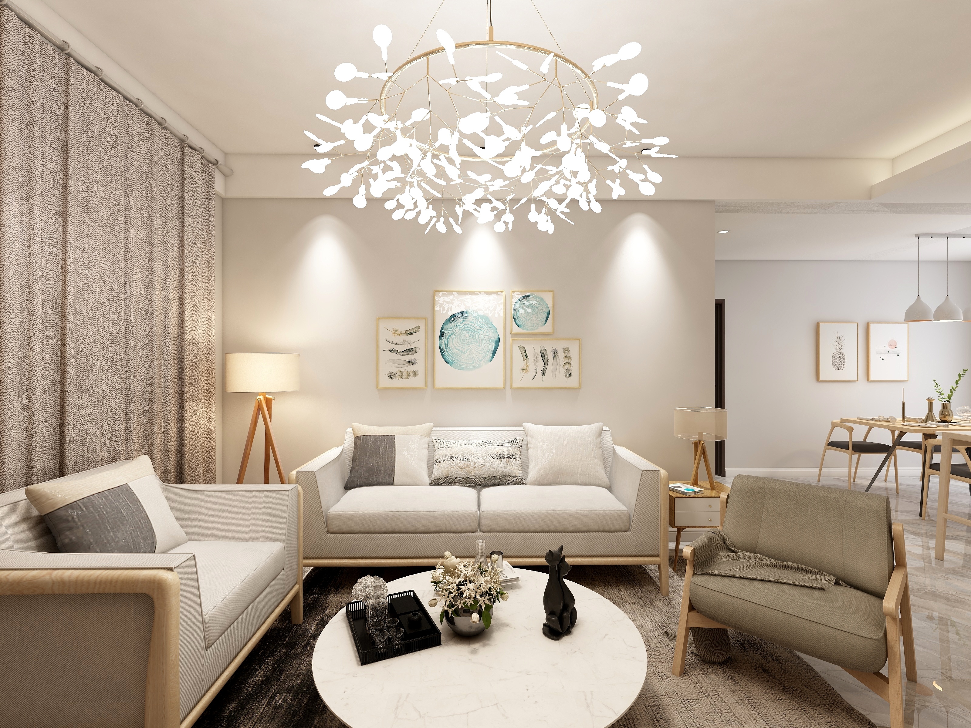 蒲勇00-明珠南苑126（北欧）-装修设计方案