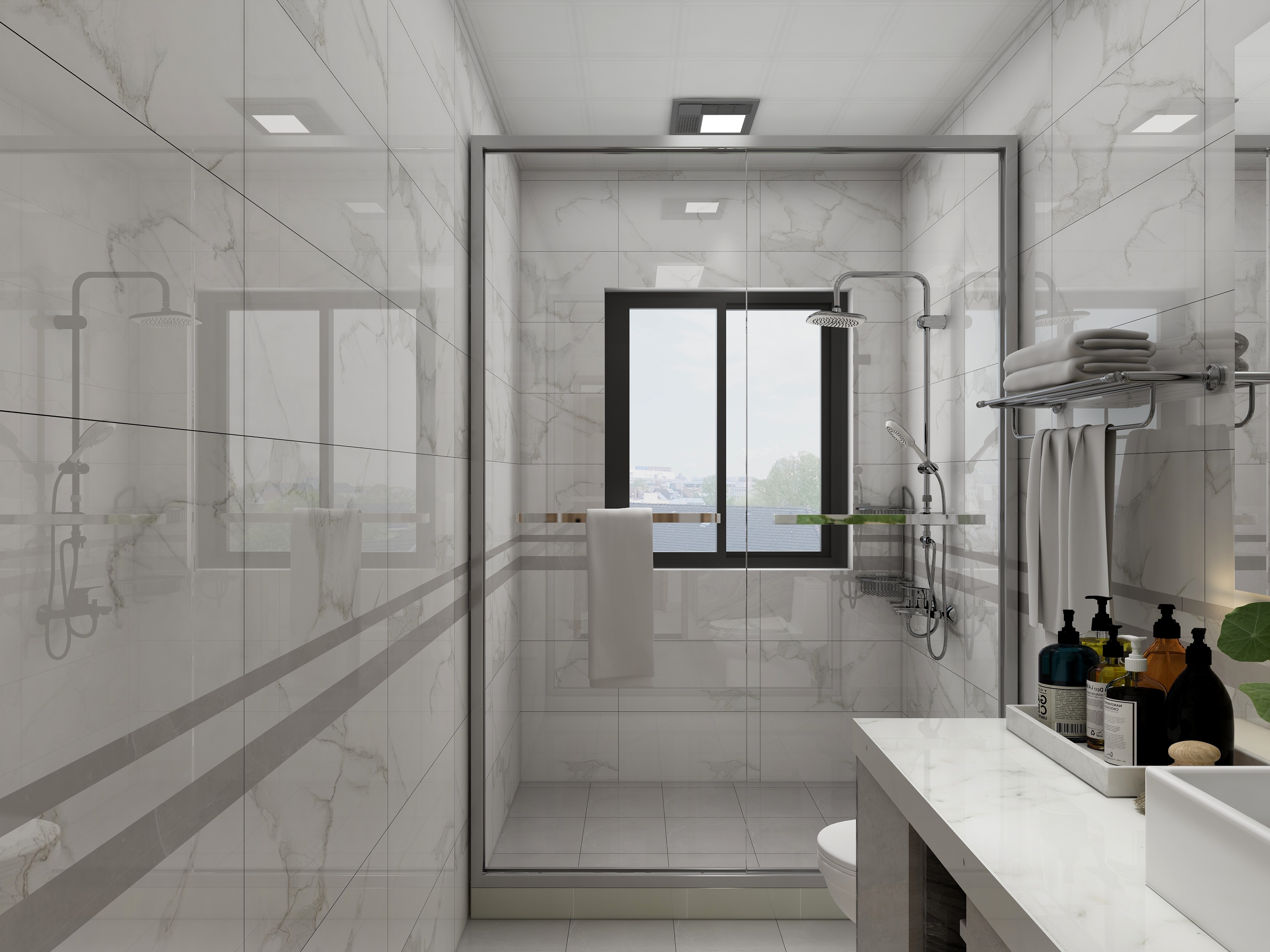 李振洋-现代轻中式-原木色的碰撞一层客卫装修效果图第3张