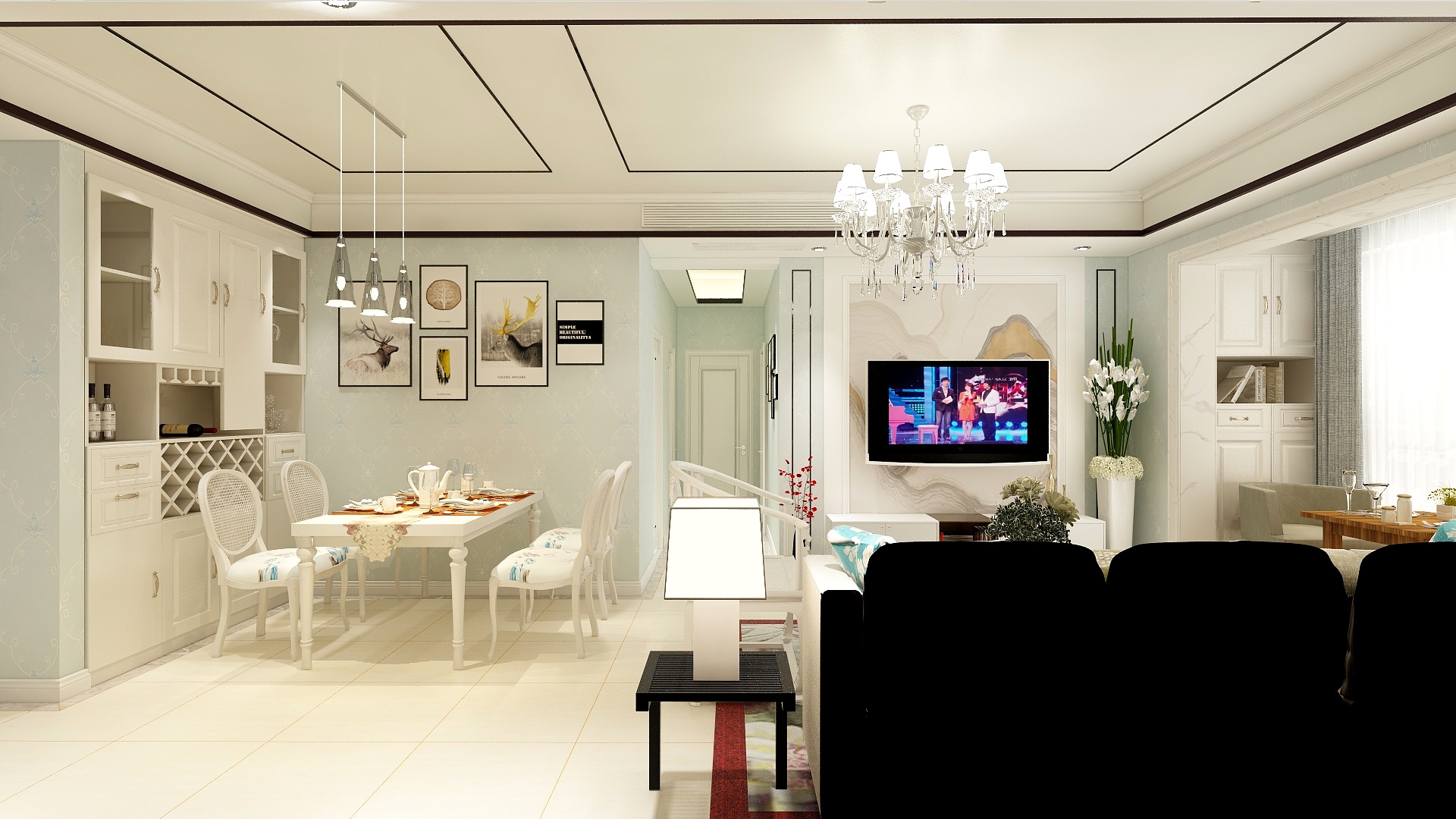 陈静-绵阳树高威尼斯刘刚先生雅居装修设计图-装修设计方案