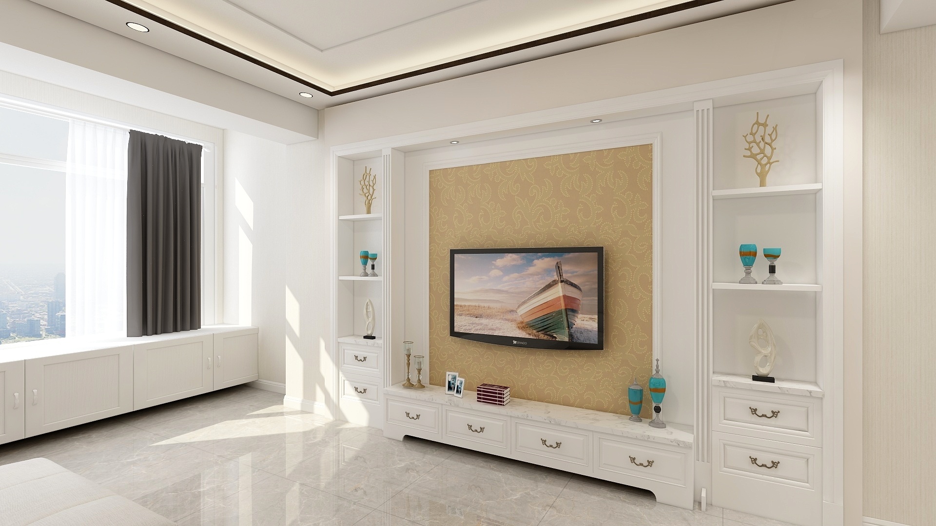 杰辉装饰丨何辉-东城花园-装修设计方案