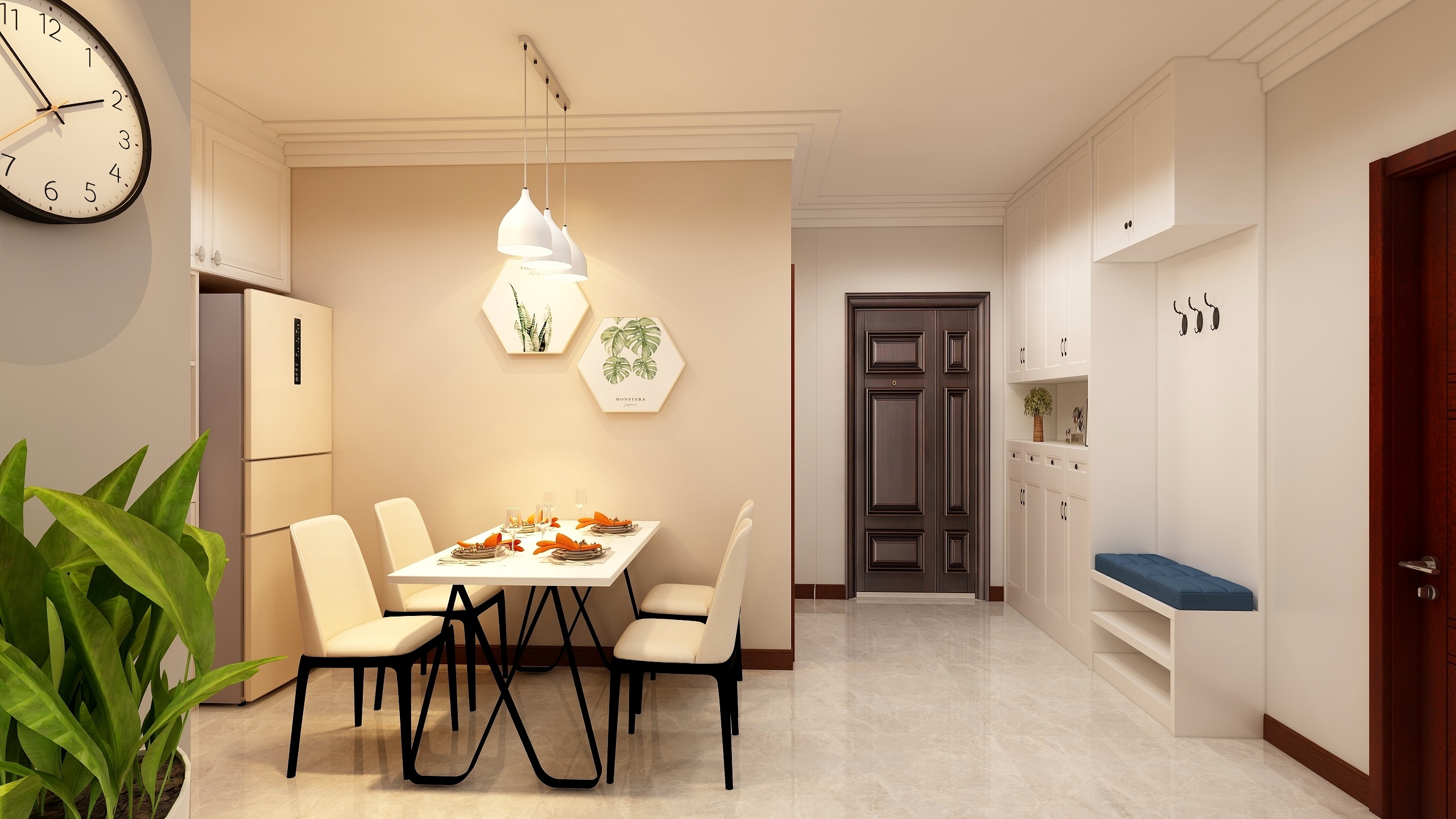 王中卫-159现代轻奢四居-装修设计方案