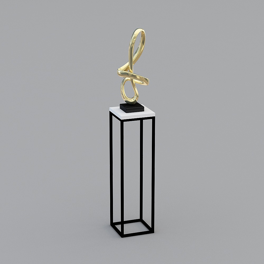 金蚂蚁现代饰品3D模型
