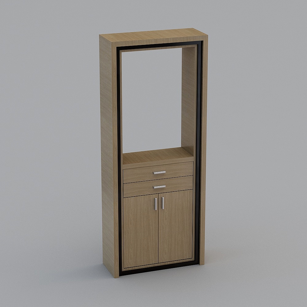 现代佛柜3D模型