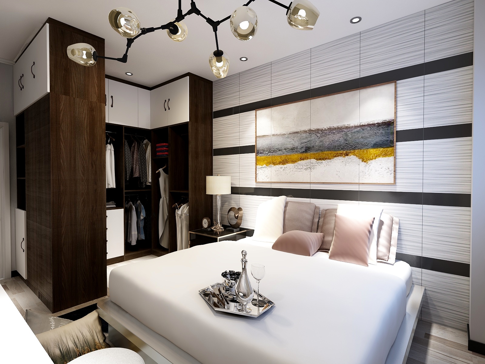 豪斯设计工作室-和平路梁小姐-装修设计方案