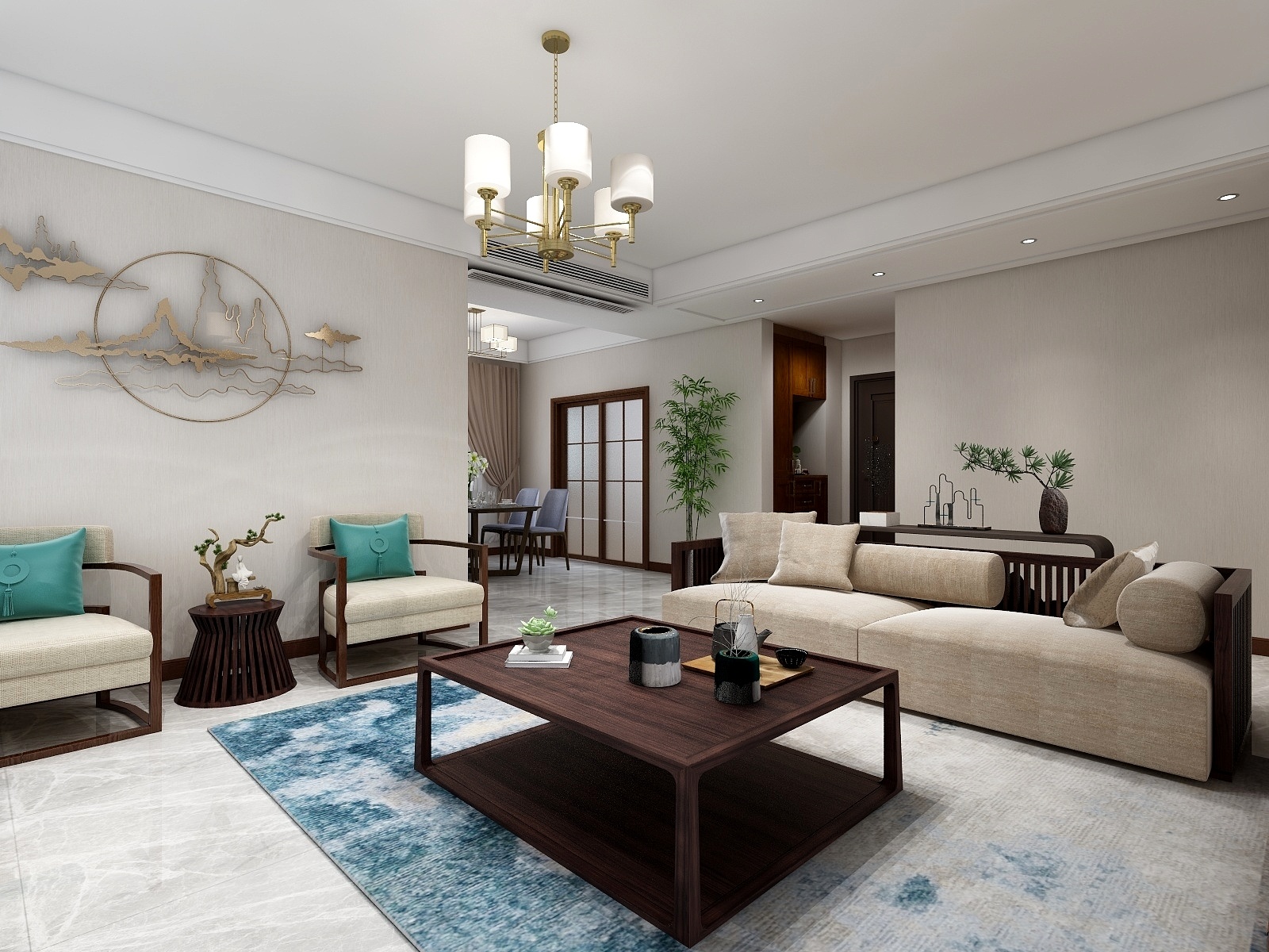 舒涵1-荣盛御府样板间-装修设计方案