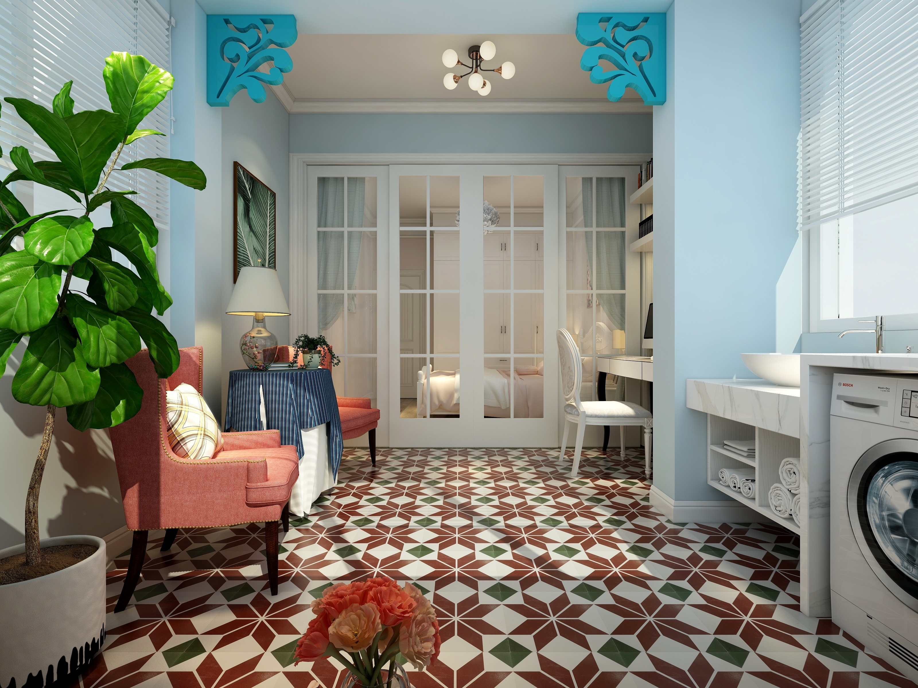 李立猛-《岁月静好，田园风光》装修效果图