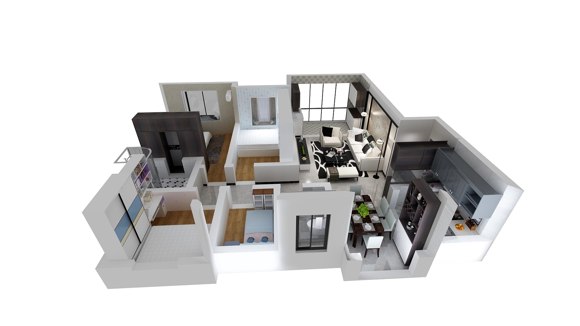 娜娜BvBD-青剑湖花园289-903-装修设计方案