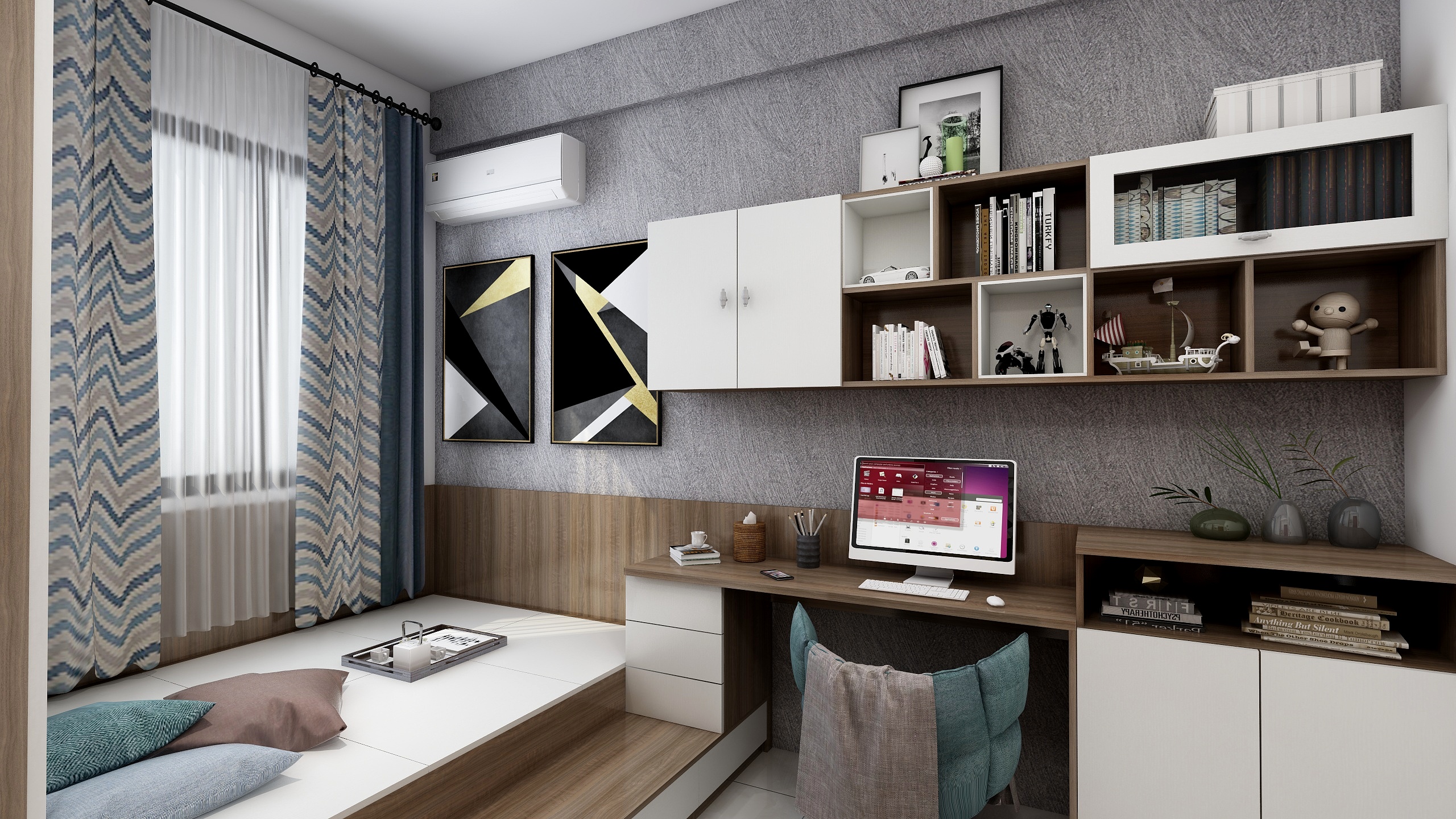 余连清-翡翠湾雪鸿姐男孩房-装修设计方案