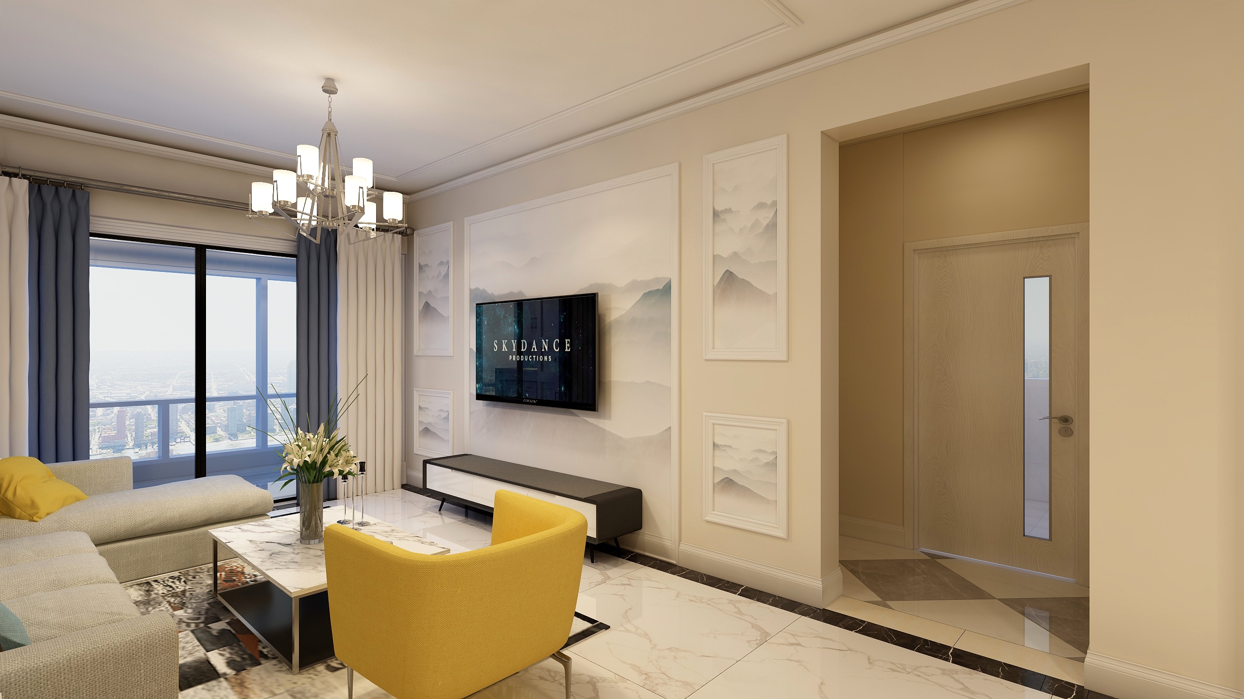 褚红剑-千禧国际村-装修设计方案