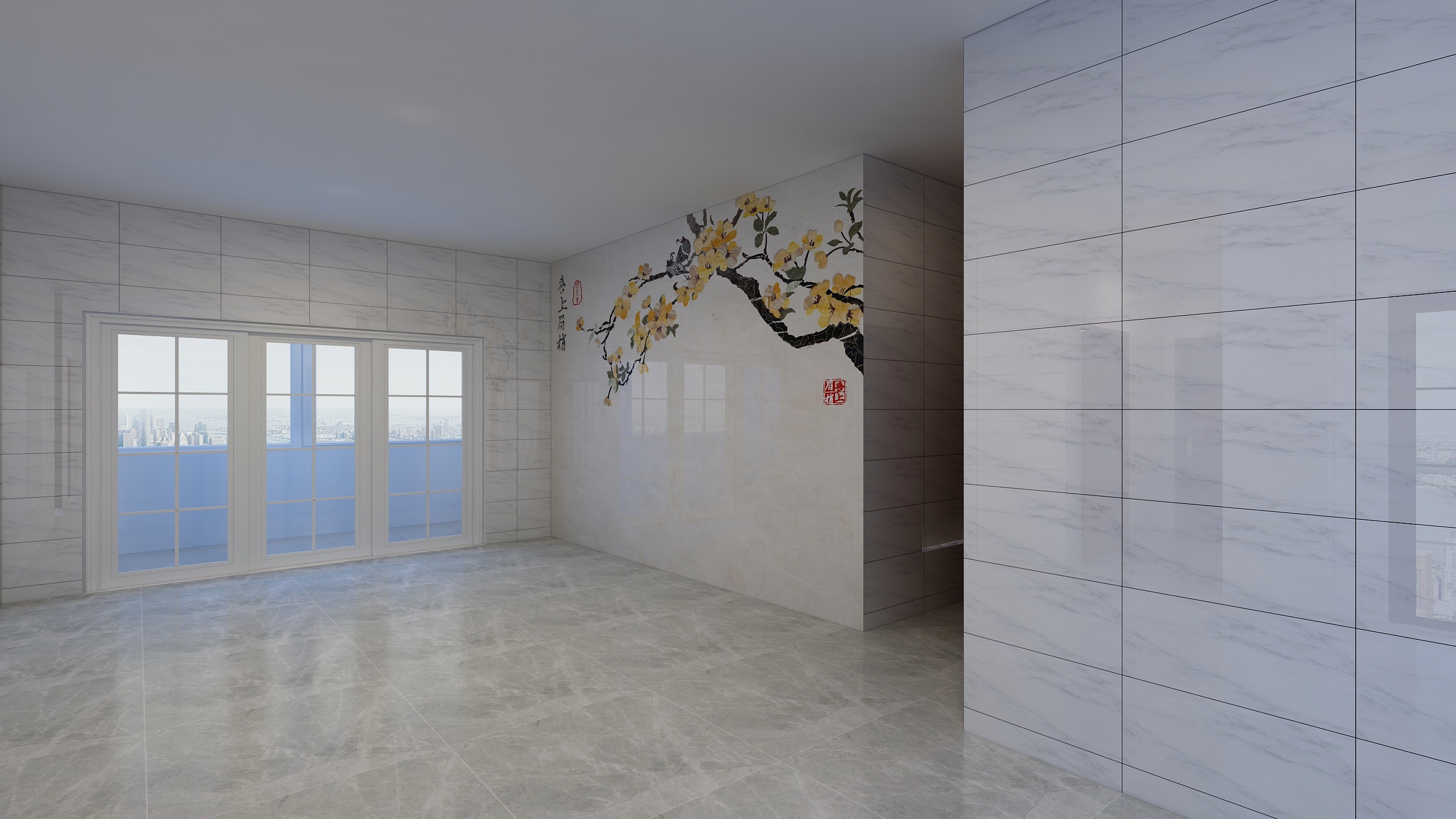 广东惠州帝豪装饰-昊翔源壹城中心136.00㎡5栋04户型 6栋03户型4室2厅2卫1厨-装修设计方案