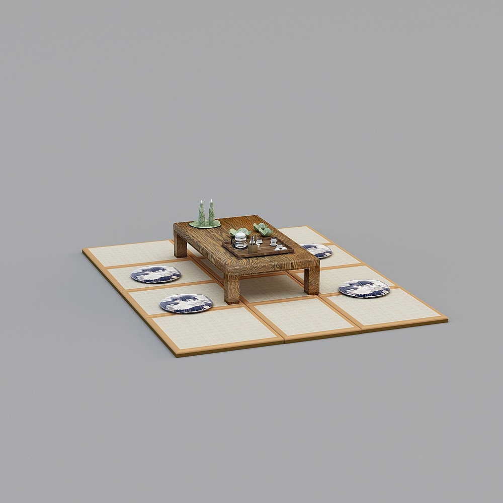 榻榻米床垫-43D模型