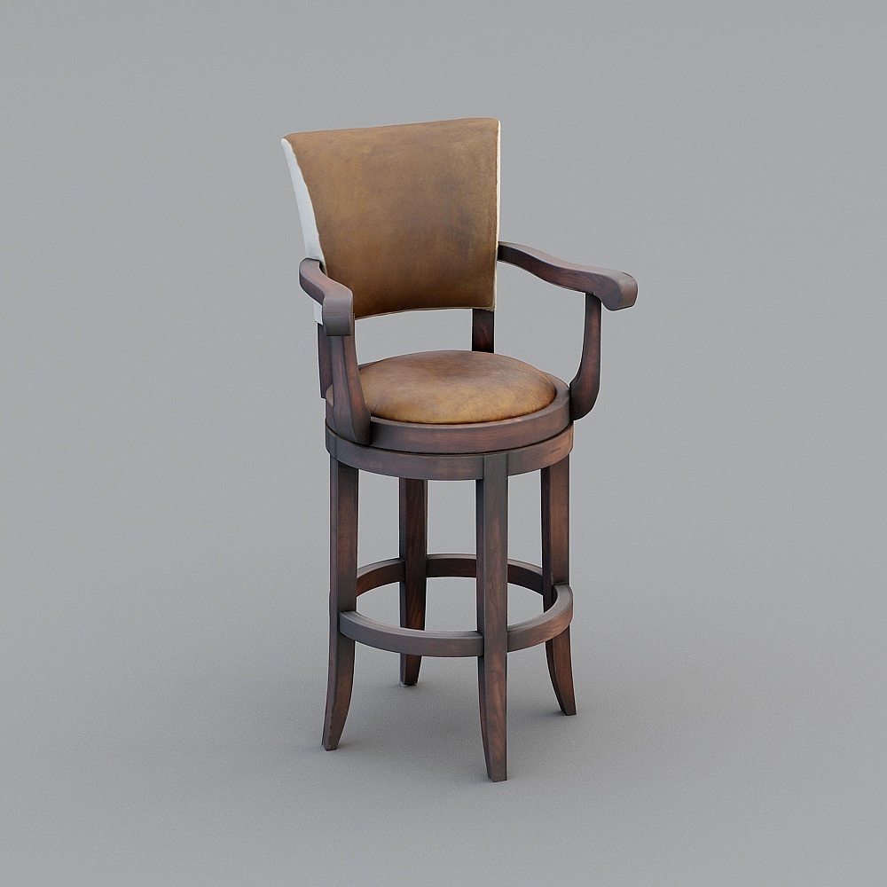 阿图比-AC061-吧椅3D模型
