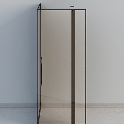 简约现代L型淋浴房组合