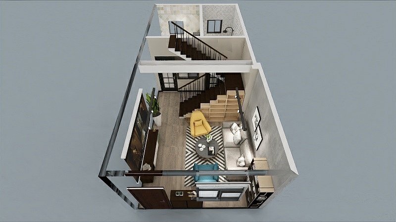 136****5425kveA-香山路，旧房改造-装修设计方案