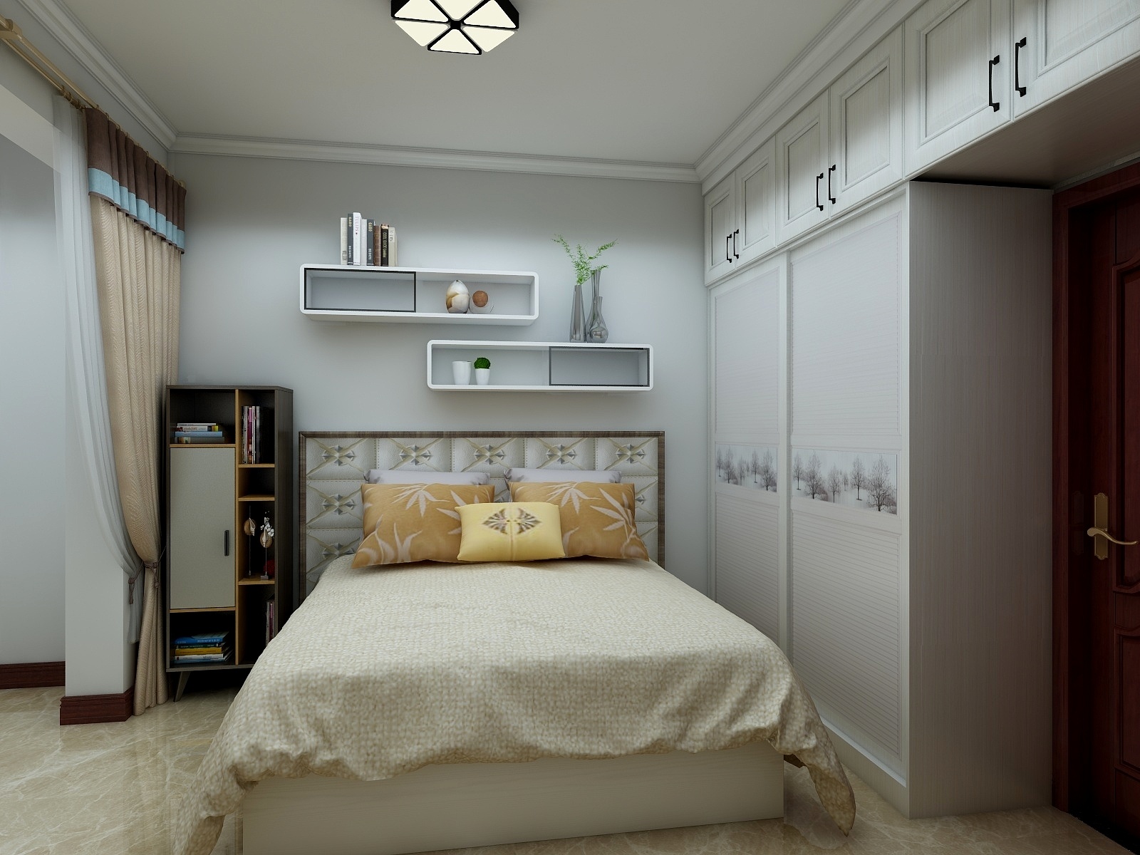 小于儿Ikhw-映水兰香B5-2-1601-装修设计方案