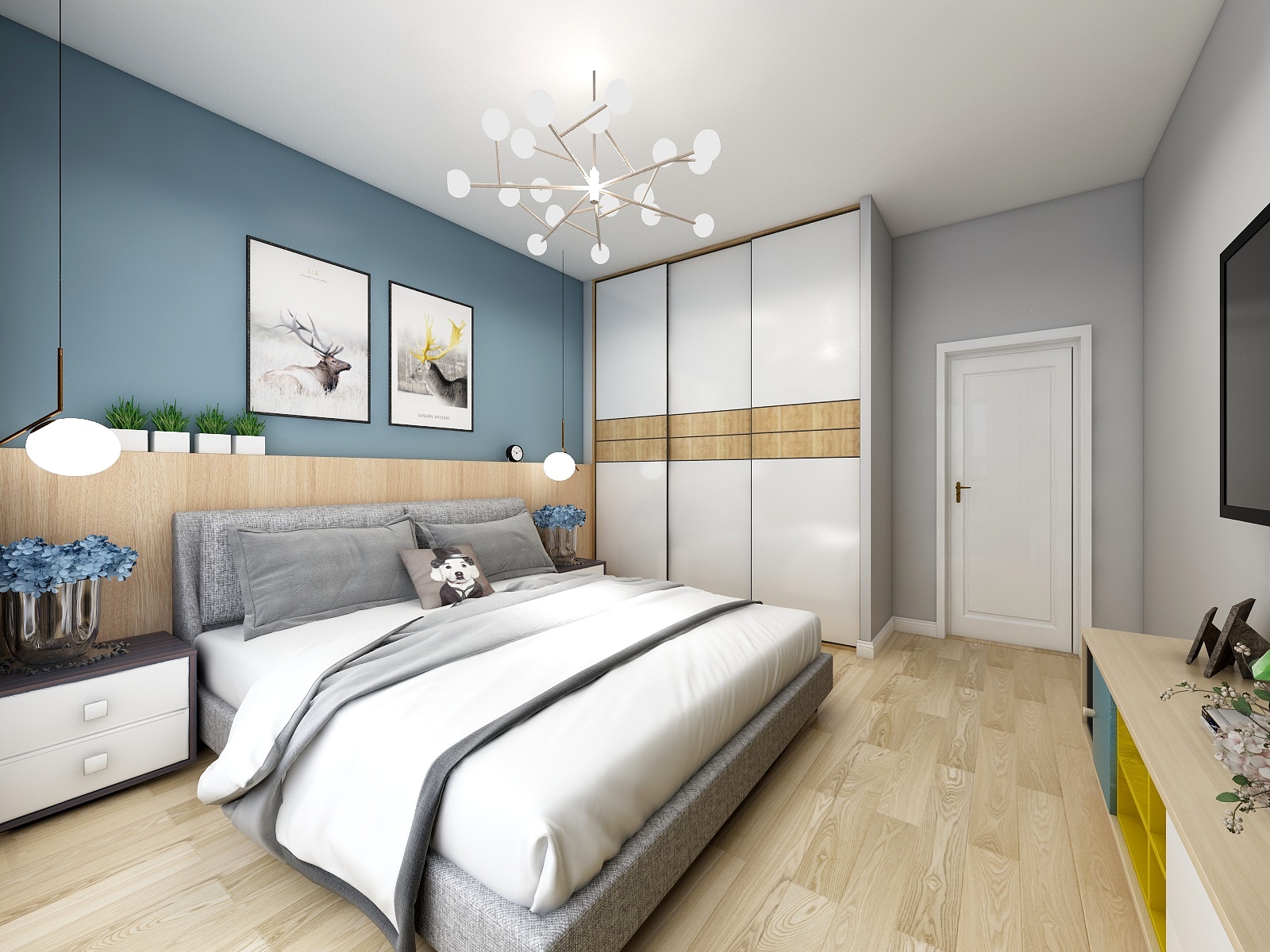 王艳-理想家园二层设计师王艳-装修设计方案