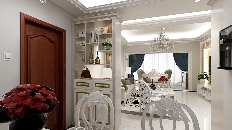 秦庸平-阳光水岸107.00㎡A05A01户型3室3厅2卫1厨-装修设计方案