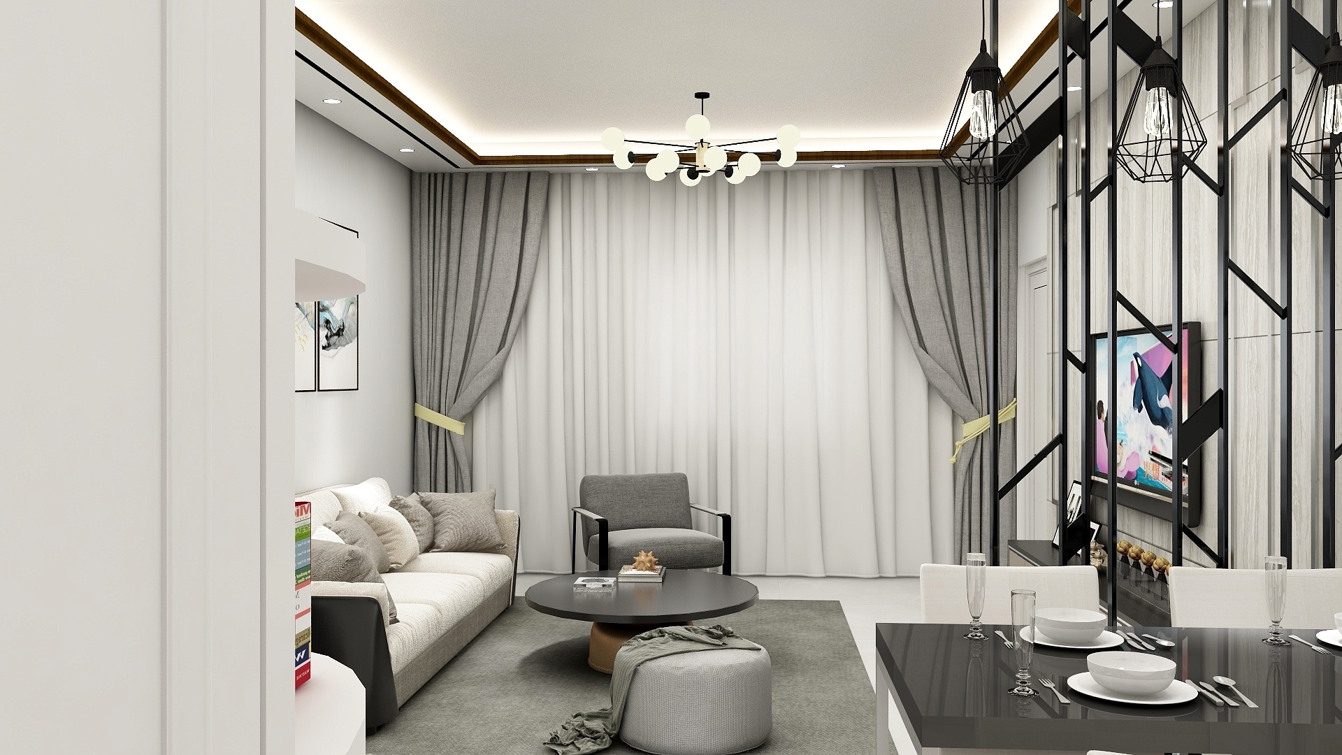 百恒设计装饰-书林苑1601（CAD）-装修设计方案