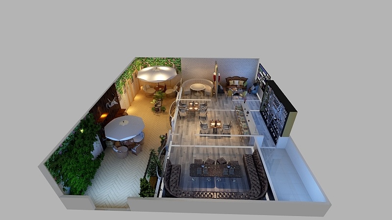 内蒙古雅安居装饰设计公司-乌拉特中旗酒吧-装修设计方案