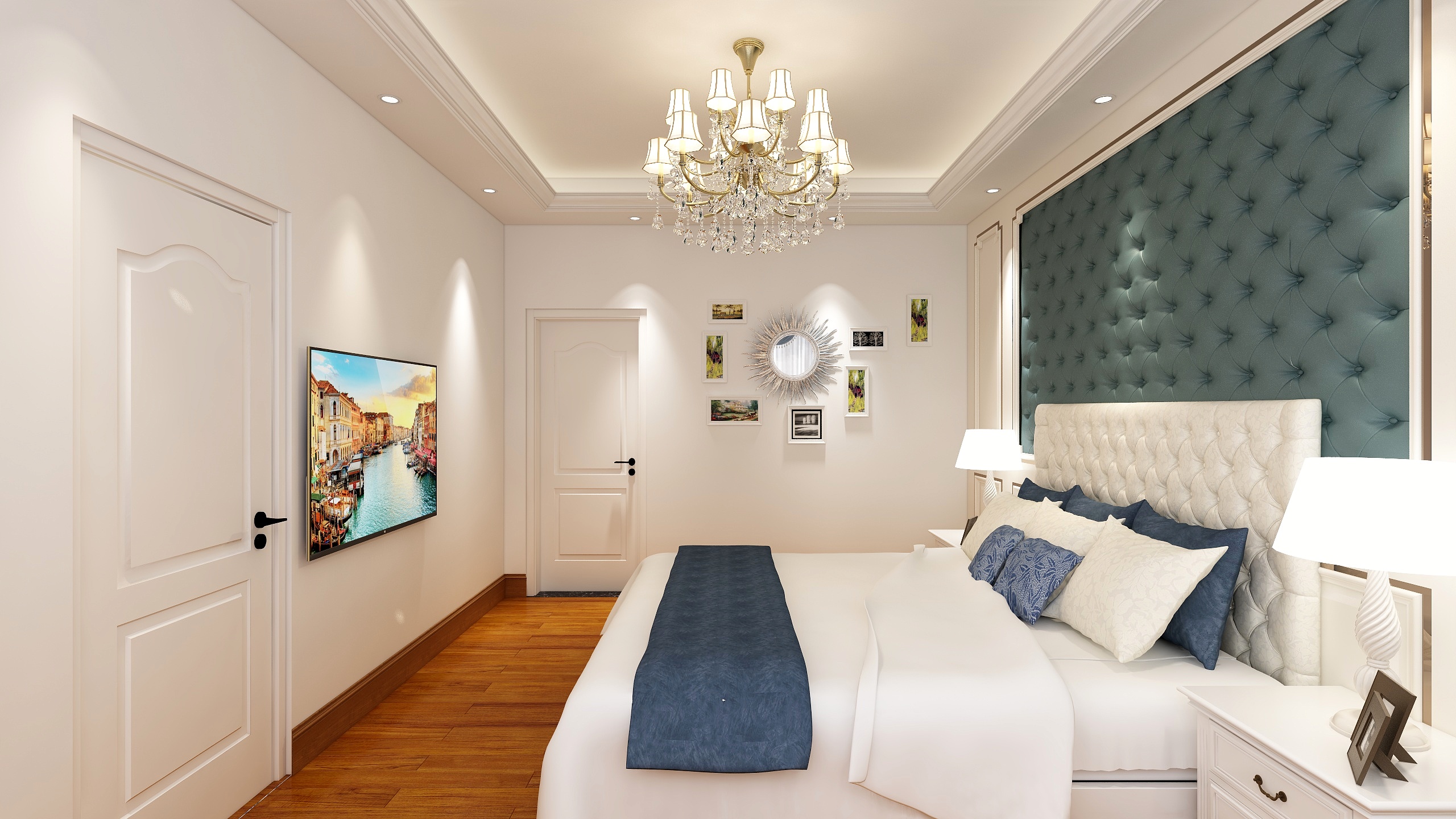 宜春鲁班装饰-愽鹿别墅主卧-装修设计方案