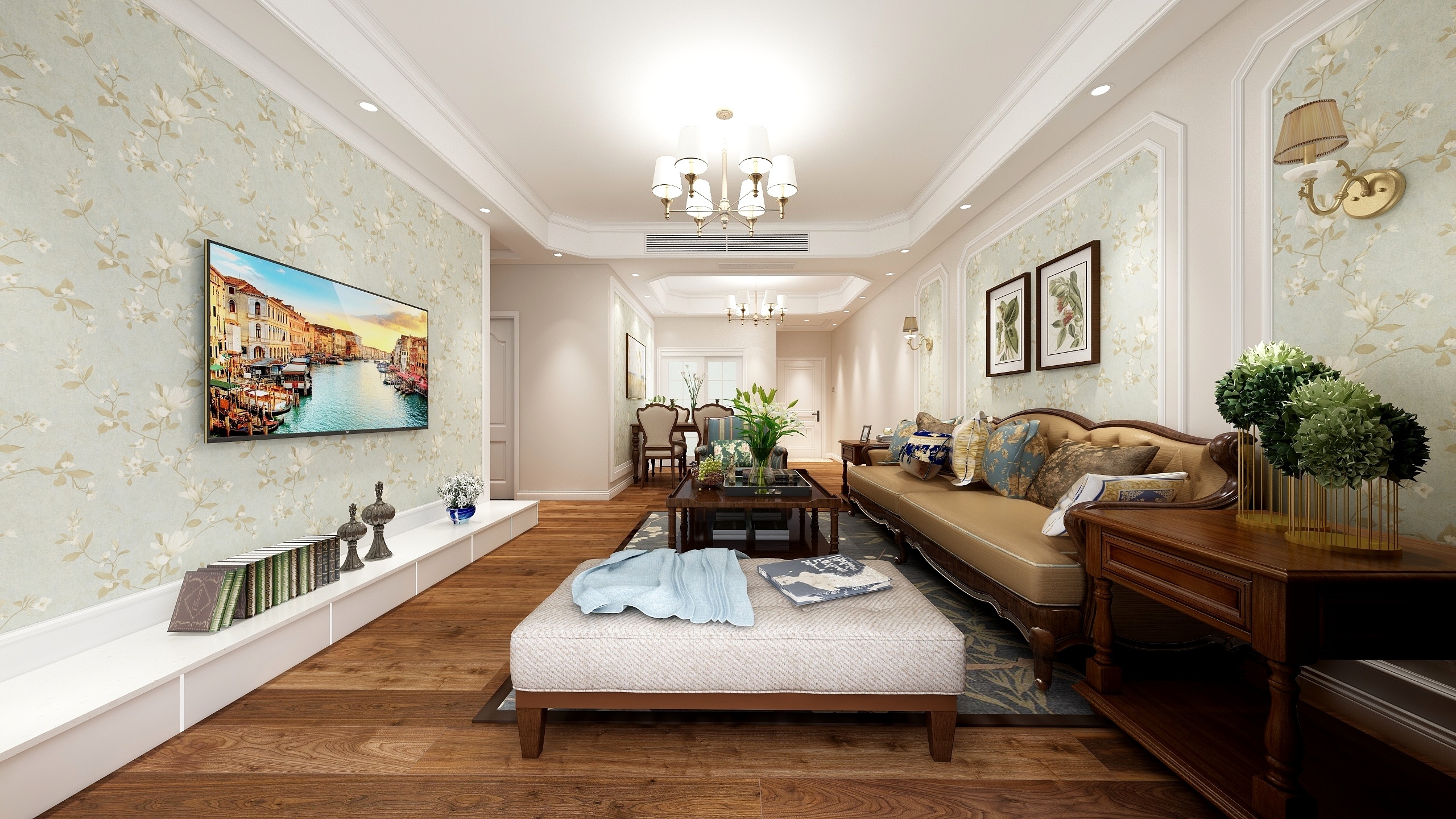 黄梅-君悦湾二期|美欧情调-装修设计方案