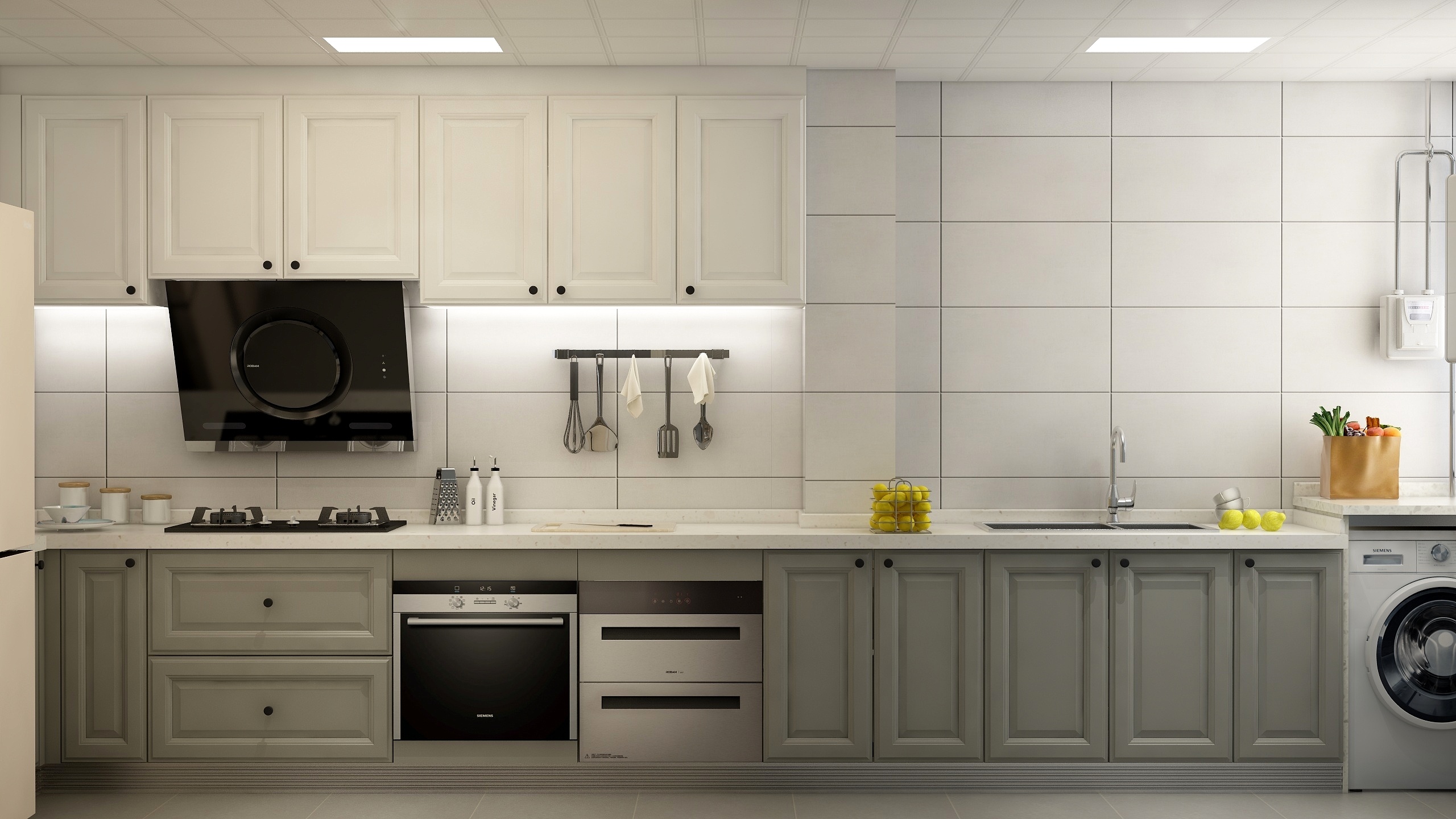 子粲设计-140方北欧三居装修效果图