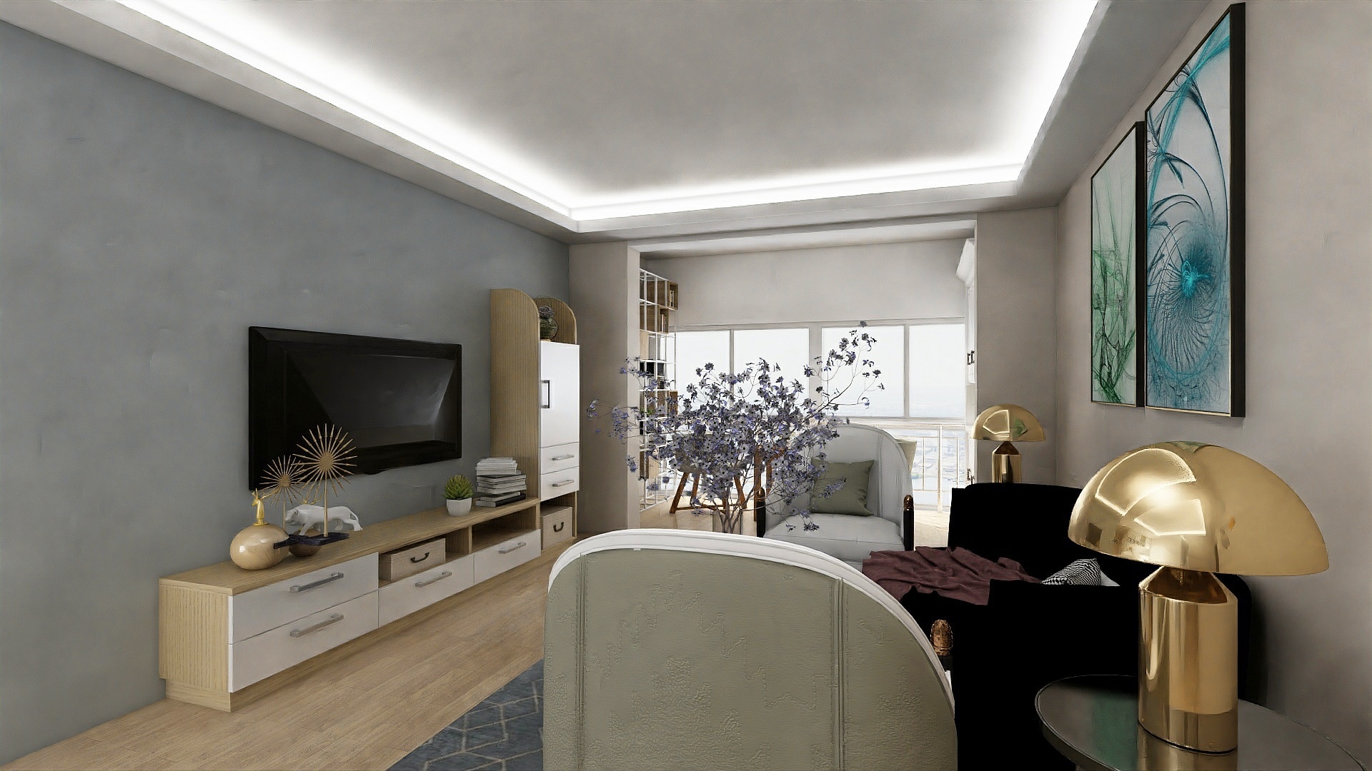 奇诺卡布oDOG-香格丽苑A栋203酷家乐-装修设计方案