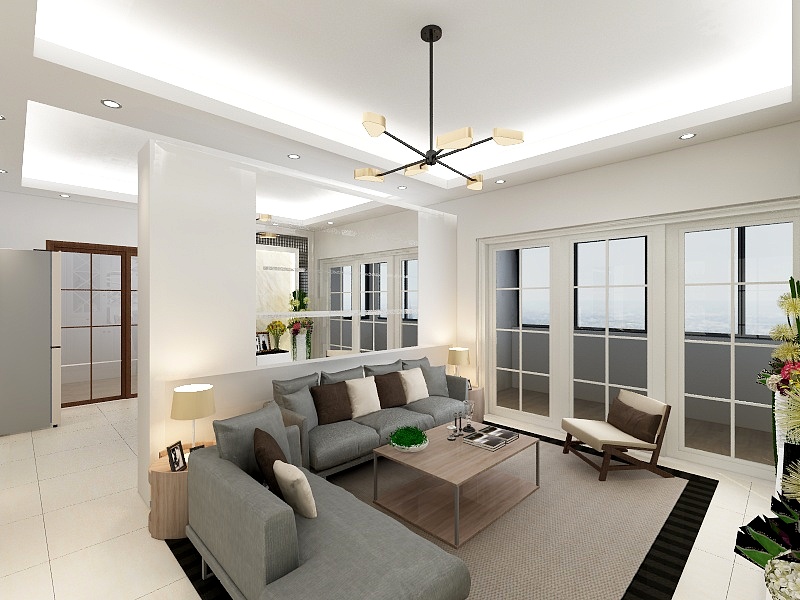 设计师郑显旭-中旅银湾118㎡三室-装修设计方案