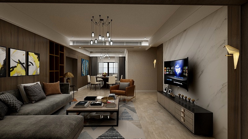 三哥13487436911-李姐新中式效果-装修设计方案