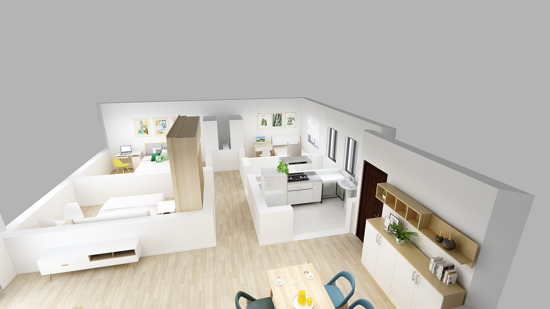 无解-滨湖新区瑞安家园-装修设计方案