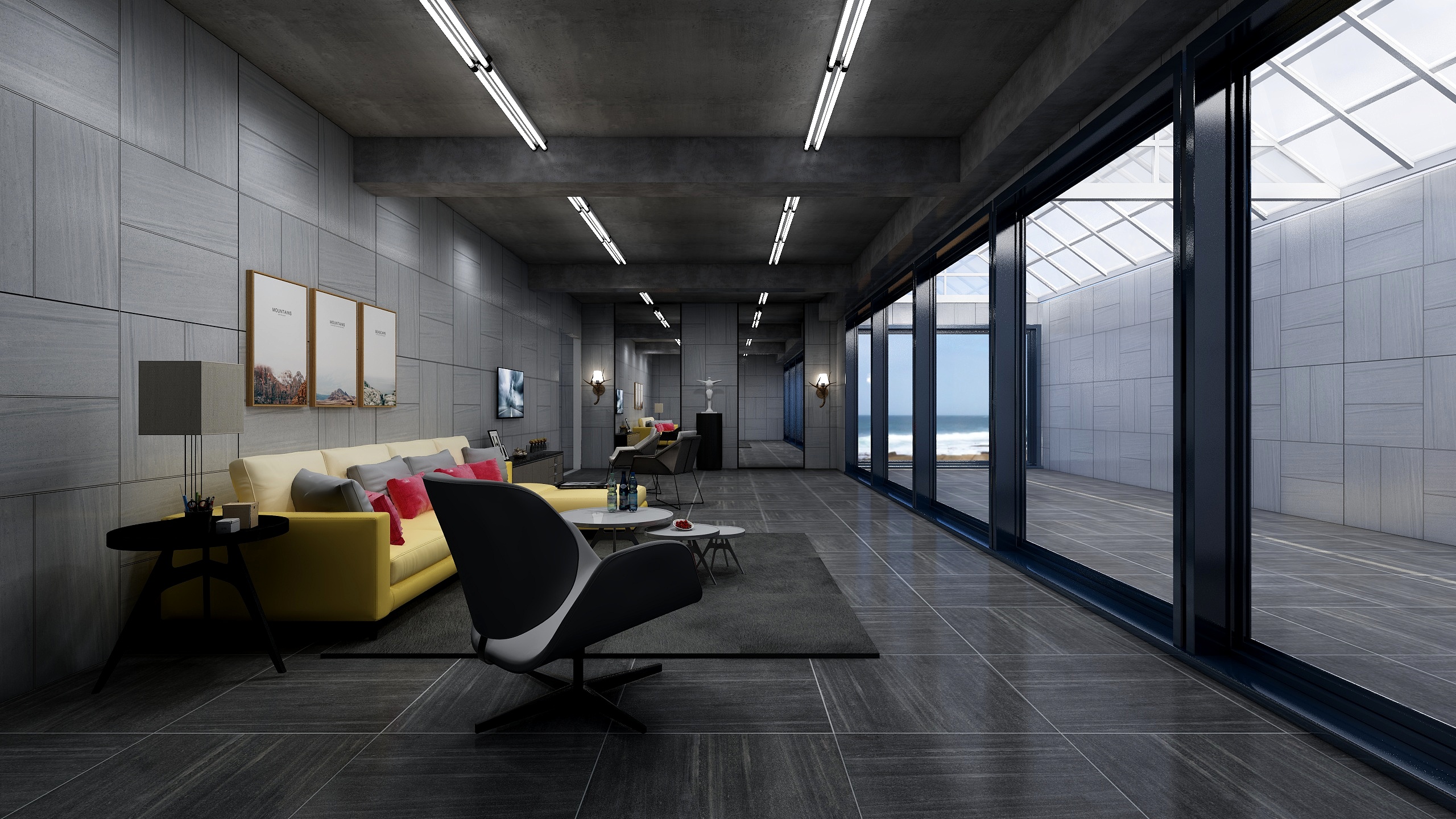 龙丽特现代仿古砖-室内场景2-副本-装修设计方案