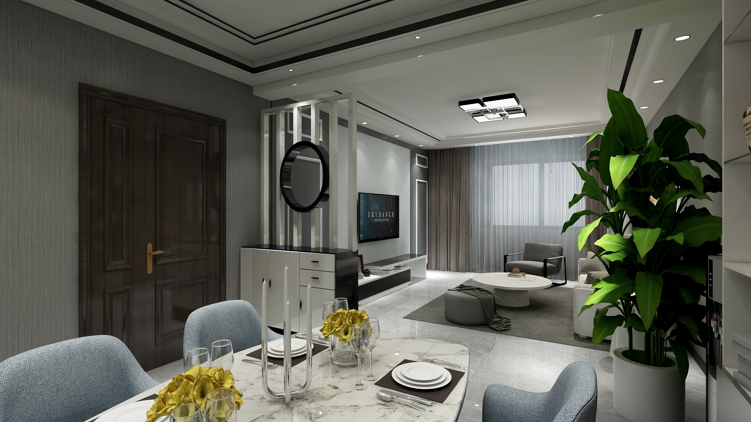 诺伊维尔整装-蓝天城-装修设计方案