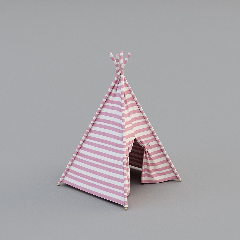 儿童帐篷-123D模型