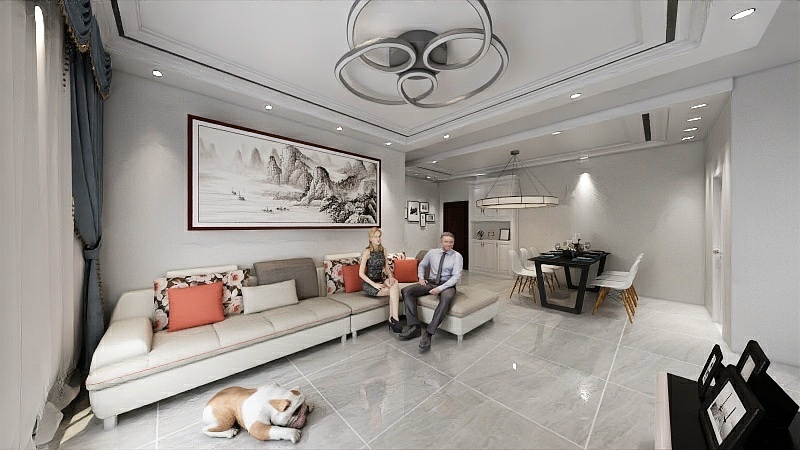 185****5909MDdE-绿地滨湖印象98.00㎡F户型3室2厅1卫-装修设计方案