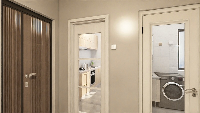 A工部饰郎-大华曲江公园世家82.36㎡五街区2/4#E1户型2室2厅1卫1厨-副本-装修设计方案