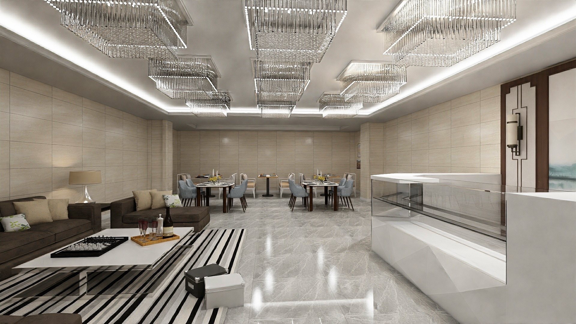 巴山大设鬼-金都3-5楼施工图-装修设计方案