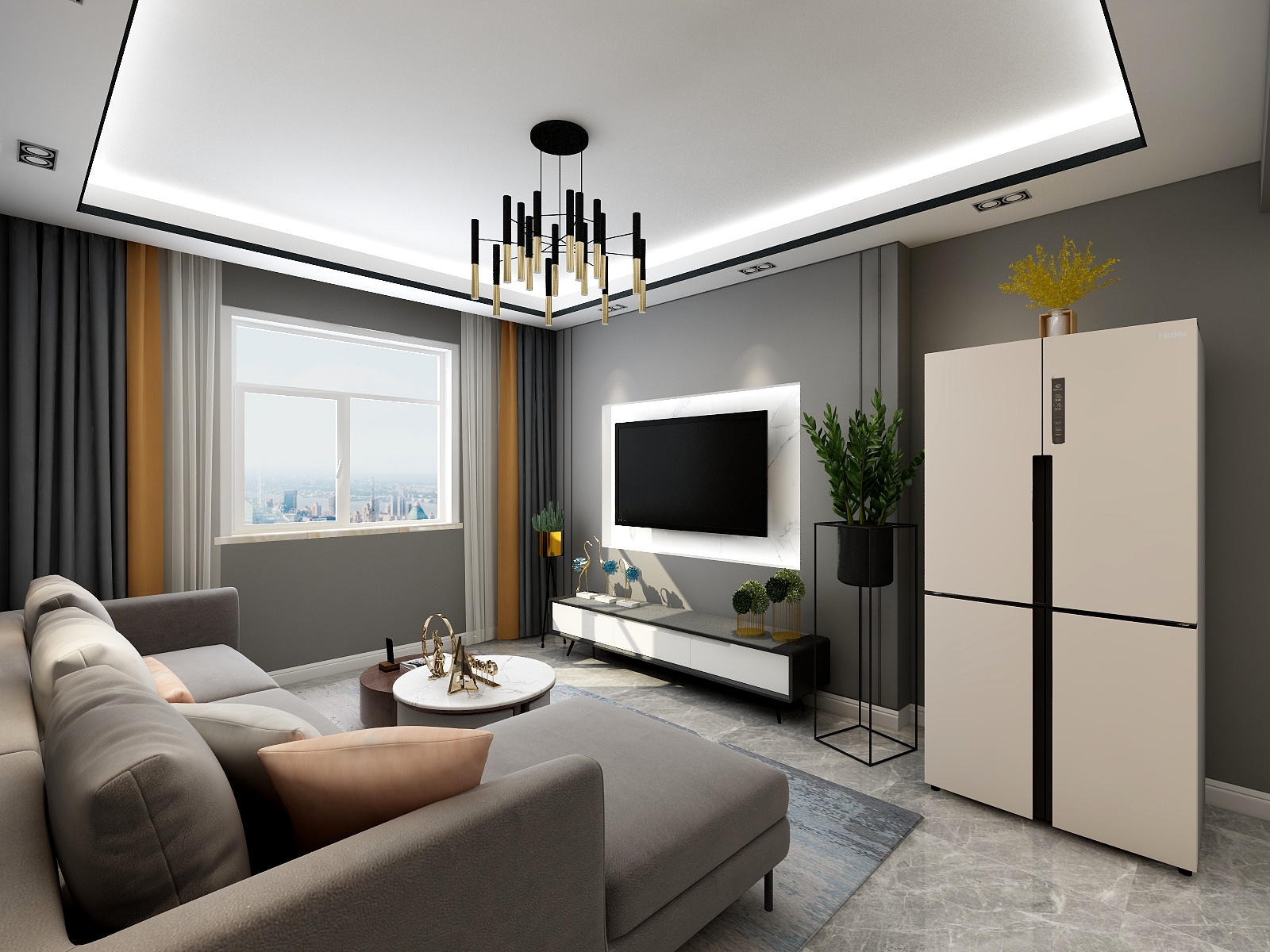 张卓青-联合福邸2室2厅1卫82.42平米北欧风格-麦卡家装饰-装修设计方案