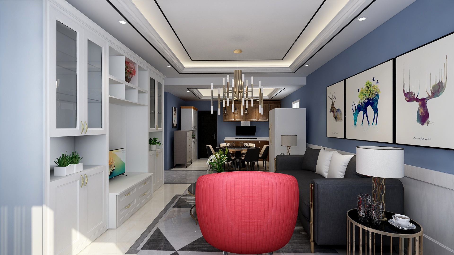 吴根宝-80㎡2室-装修设计方案