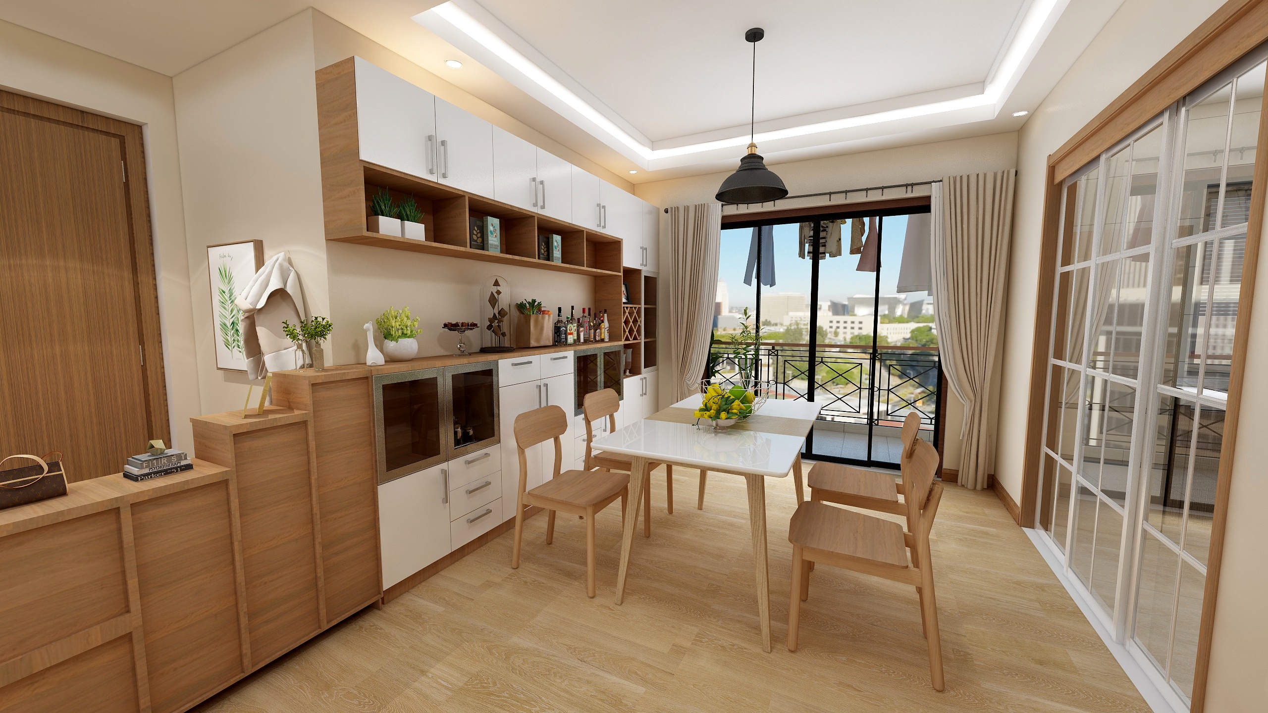 黄灿明-《南湖新城G01户型北欧风格》-筑百年设计-装修设计方案