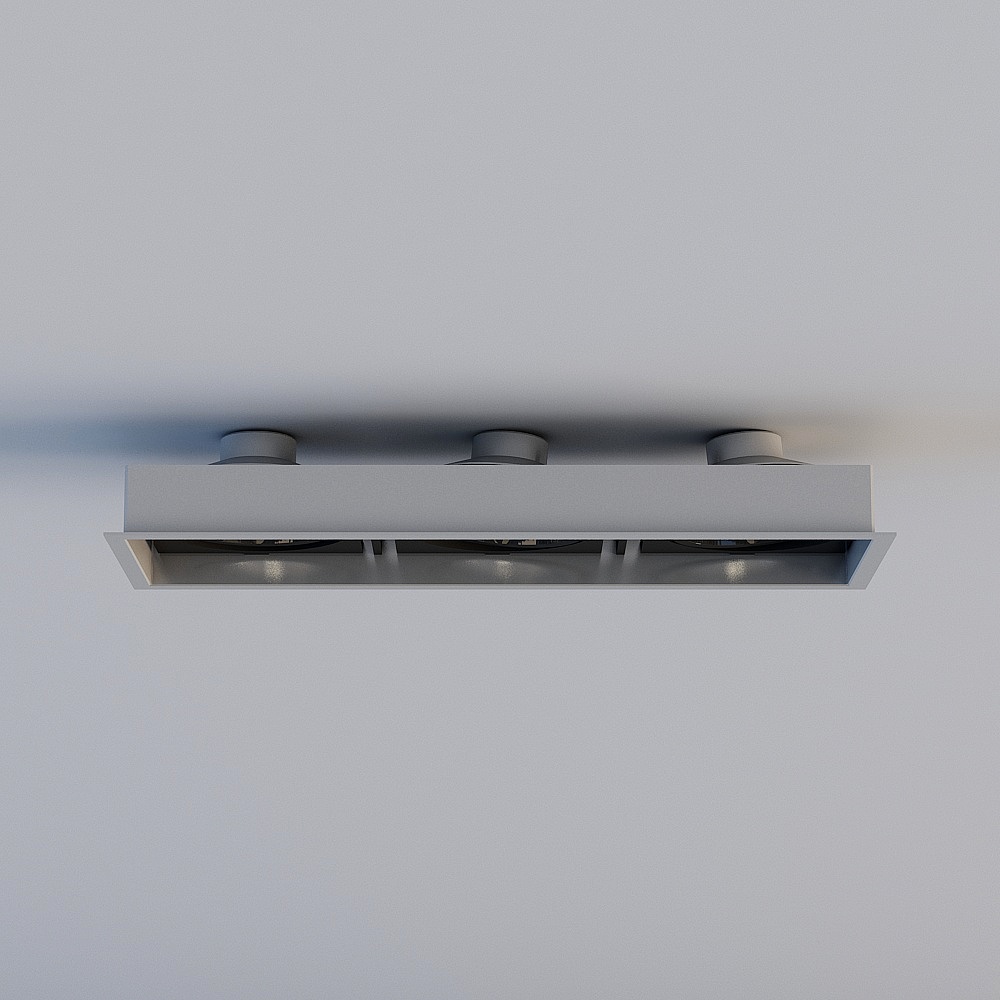 筒灯射灯-193D模型