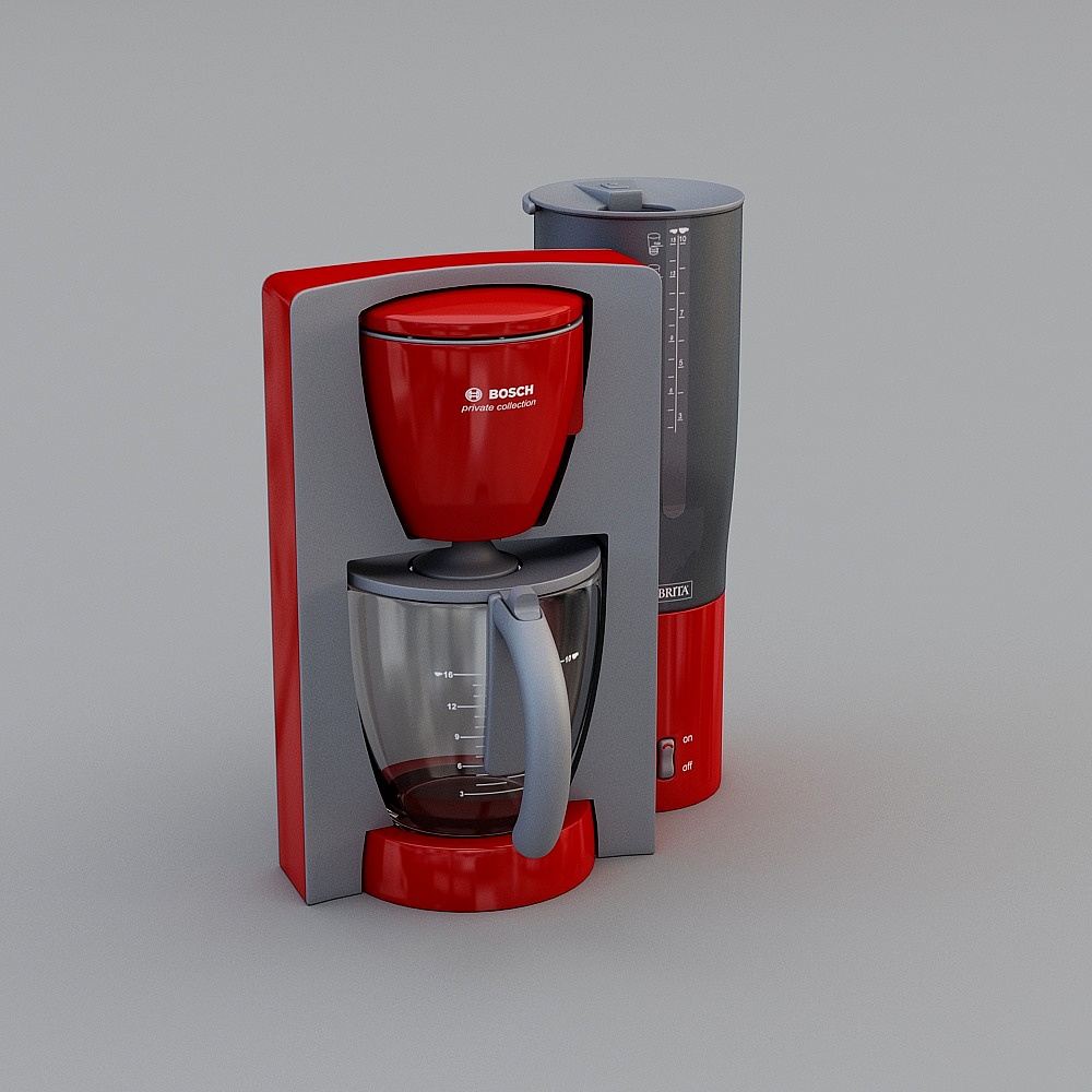 奶茶桶工作台四方案-33D模型