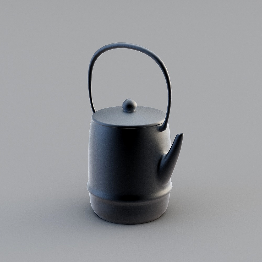 茶壶73D模型