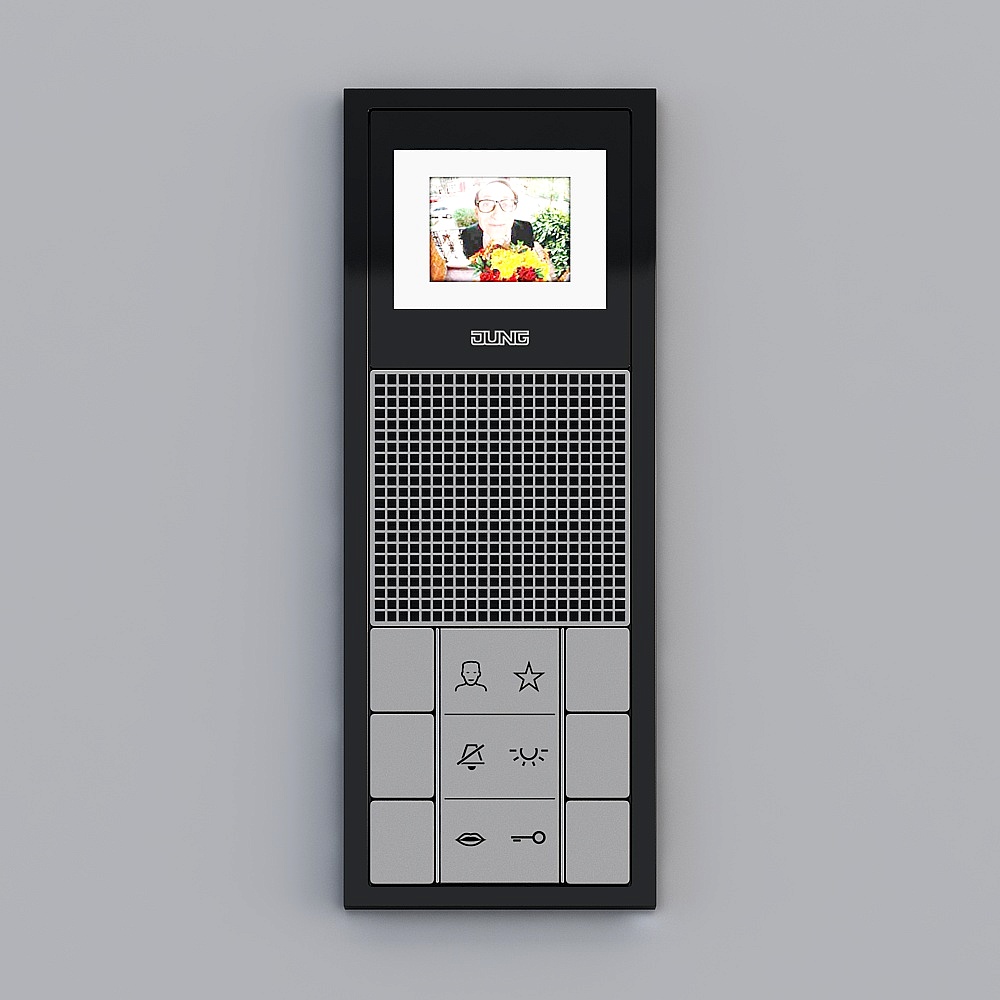 门禁-103D模型