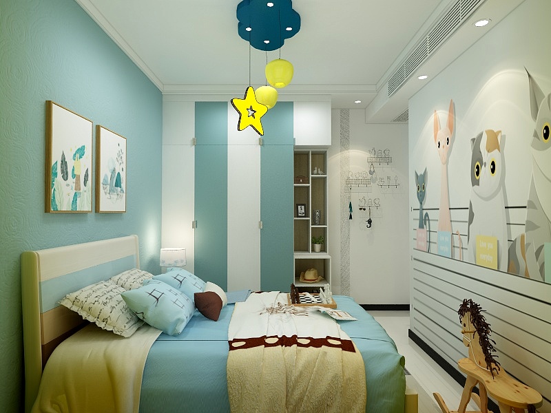 有位设计师-119方现代三居一层次卧装修效果图第4张