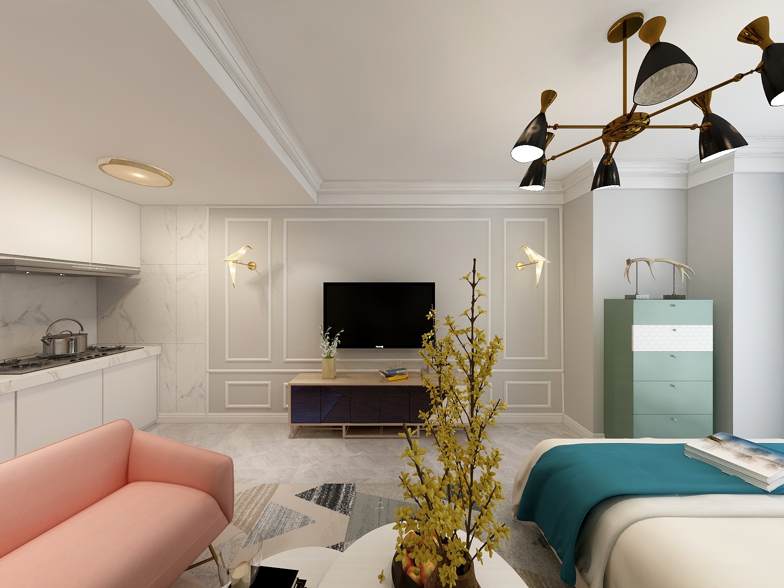 鹭渊设计周建-鹏润.悦秀城-装修设计方案