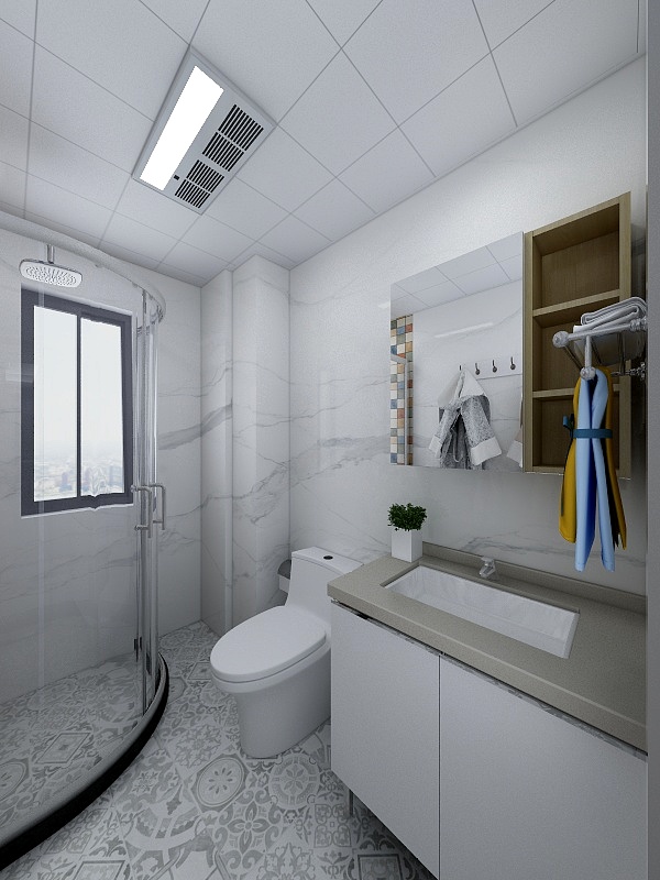 有位设计师-119方现代三居一层客卫装修效果图第4张